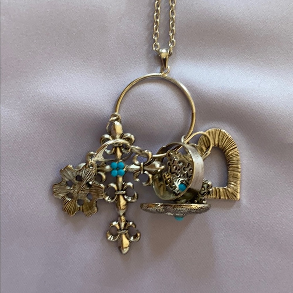 Silver charm Necklace